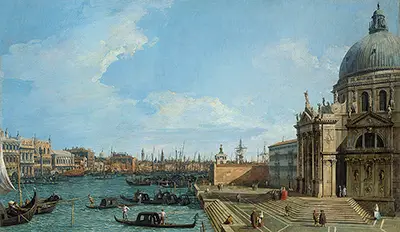 The Grand Canal and the Church of the Salute Canaletto